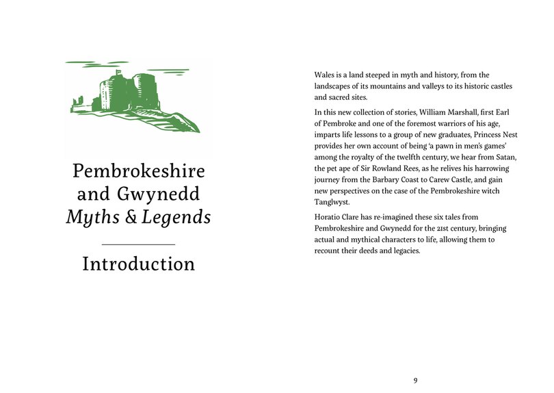 Front cover_Myths and Legends: Pembrokeshire and Gwynedd