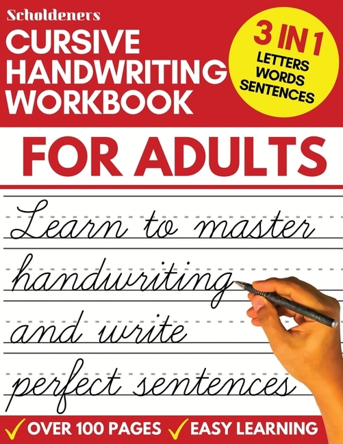Front cover_Cursive Handwriting Workbook for Adults