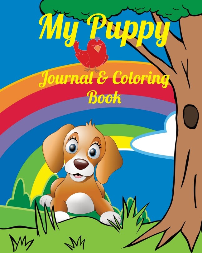 Front cover_My Puppy Journal & Coloring book