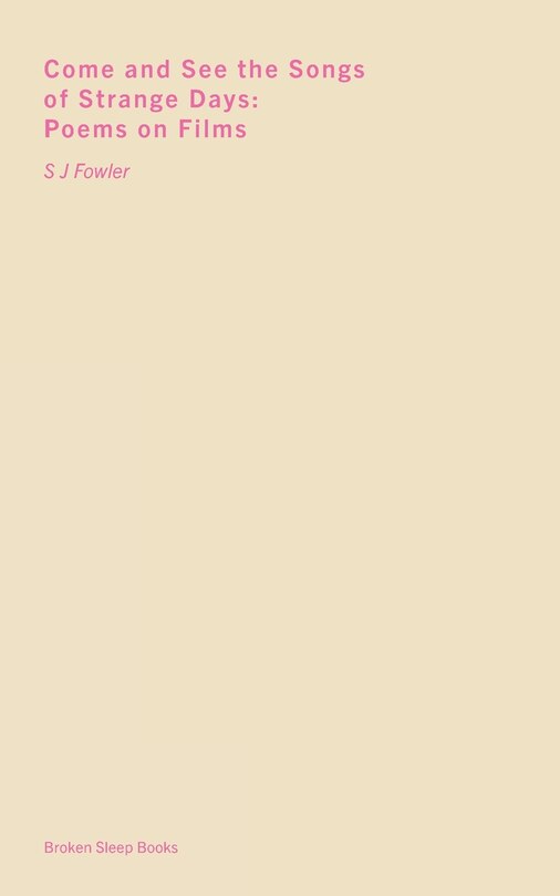 Front cover_Come and See the Songs of Strange Days