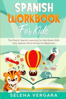 Front cover_Spanish Workbook For Kids