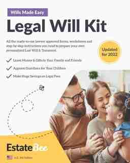 Legal Will Kit: Make Your Own Last Will & Testament In Minutes.... by Estatebee