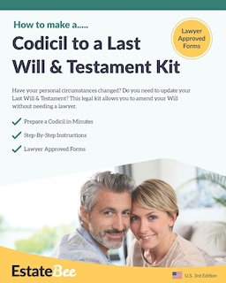 Front cover_Codicil to a Last Will & Testament Kit