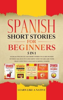Front cover_Spanish Short Stories for Beginners 5 in 1