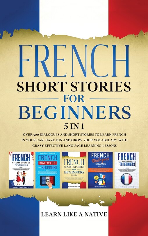 Front cover_French Short Stories for Beginners 5 in 1