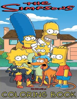 Front cover_The Simpsons Coloring Book For Kids