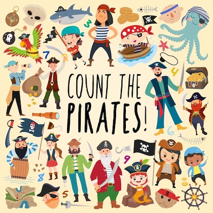 Count the Pirates!: A Fun Picture Puzzle Book for 3-5 Year Olds