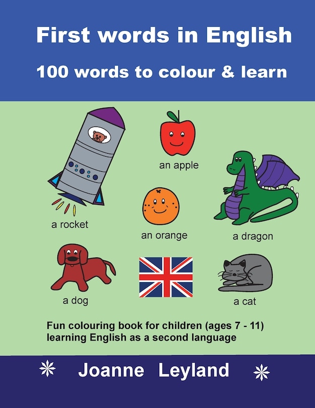 Couverture_First Words In English - 100 Words To Colour & Learn