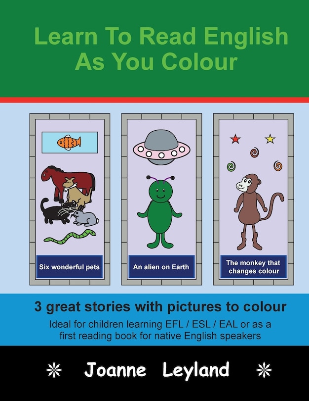 Front cover_Learn To Read English As You Colour