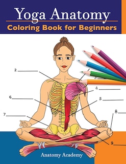 Front cover_Yoga Anatomy Coloring Book for Beginners