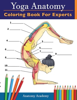 Front cover_Yoga Anatomy Coloring Book for Experts