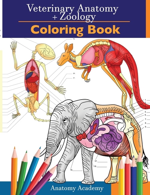 Front cover_Veterinary & Zoology Coloring Book