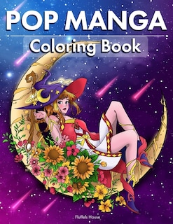 Front cover_Pop Manga Adult Coloring Book