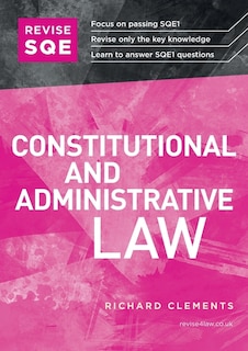 Couverture_Revise SQE Constitutional and Administrative Law