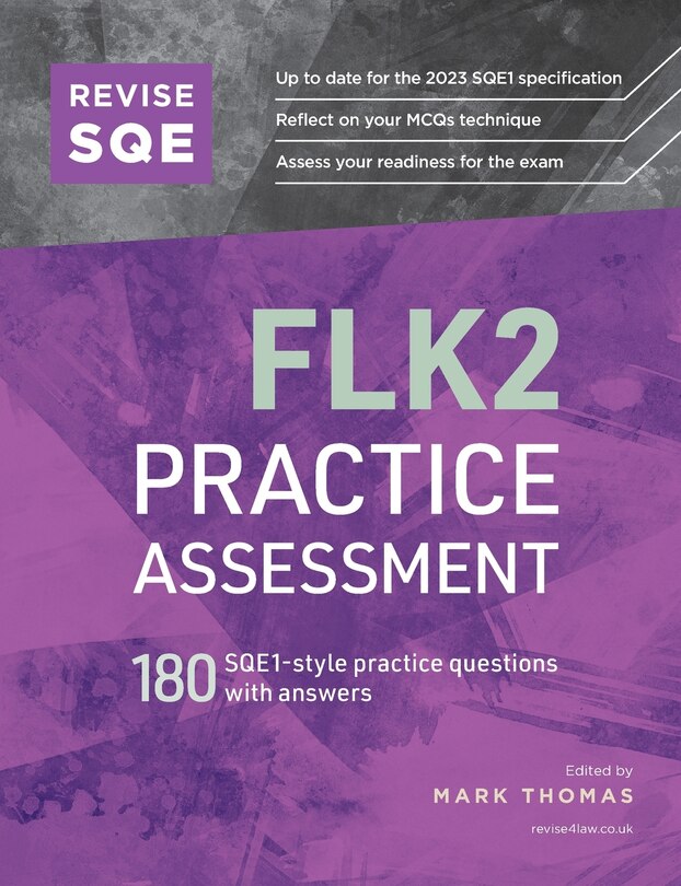 Front cover_Revise SQE FLK2 Practice Assessment