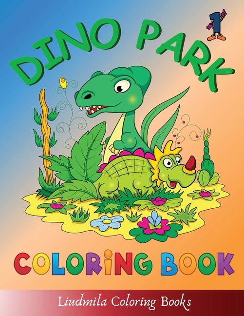 Couverture_Dino Park Coloring Book