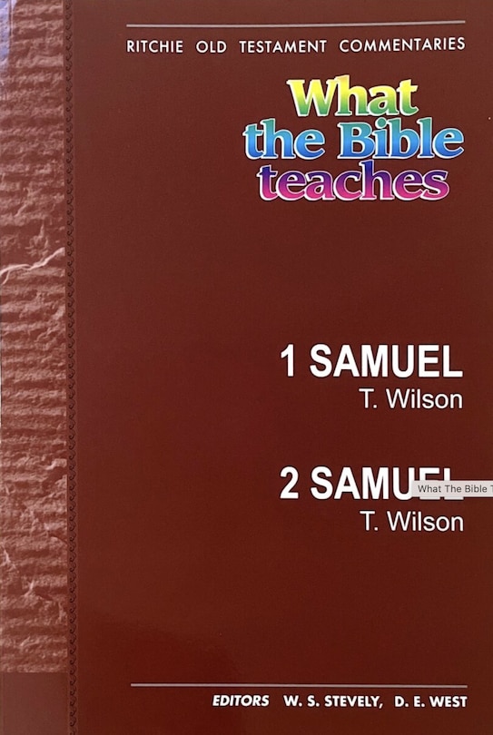 Couverture_What the Bible Teaches - 1 Samuel - 2 Samuel