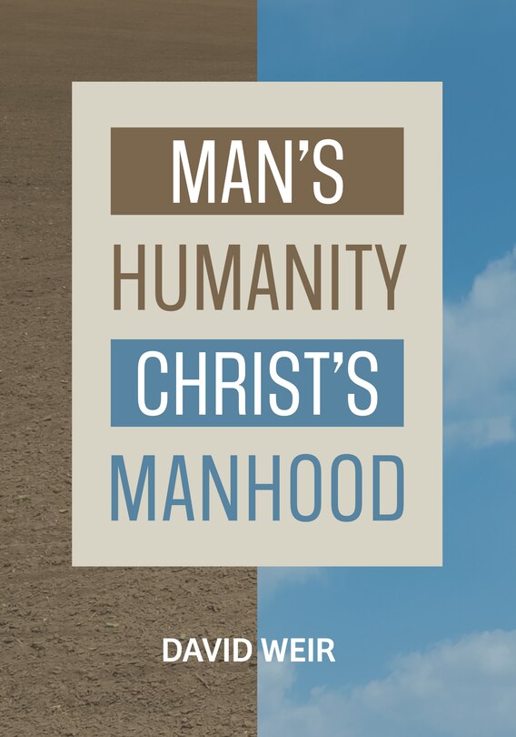 Couverture_Man's Humanity Christ's Manhood