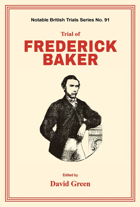 Front cover_Trial Of Frederick Baker