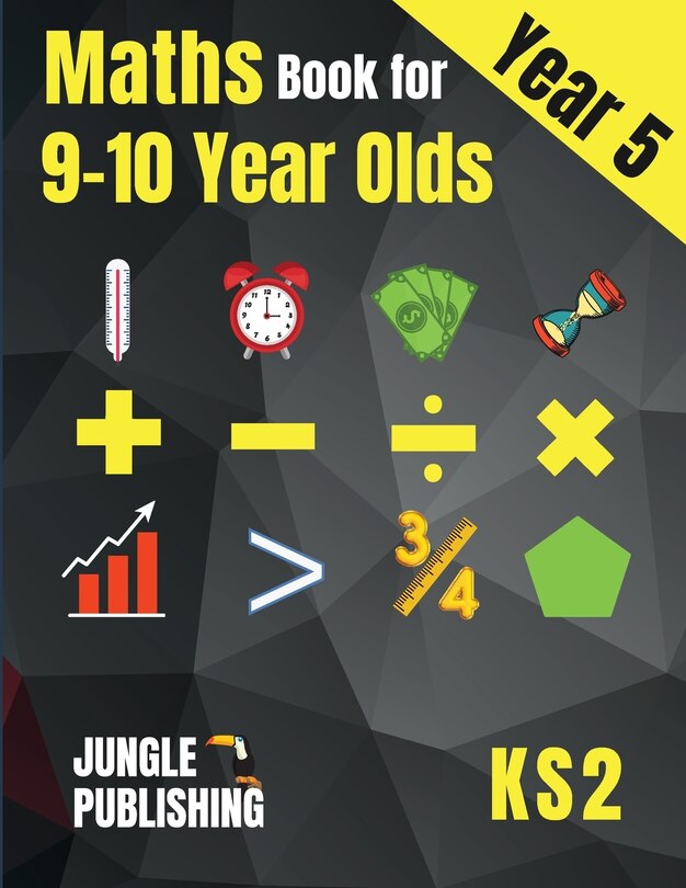 Front cover_Maths Book for 9-10 Year Olds - KS2