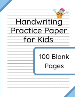 Front cover_Handwriting Practice Paper for Kids