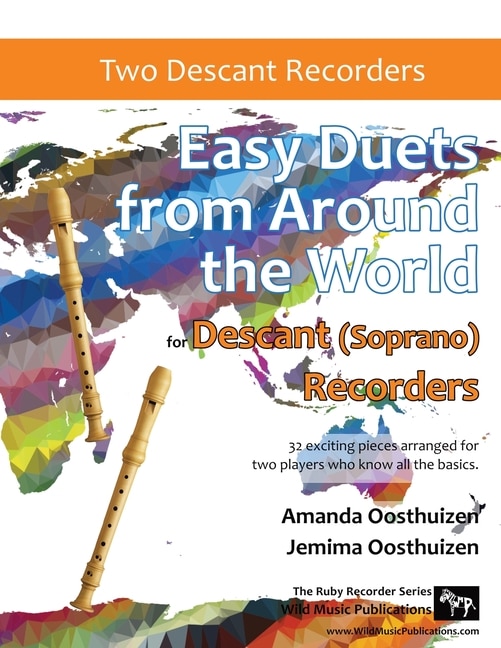 Front cover_Easy Duets from Around the World for Descant (Soprano) Recorders