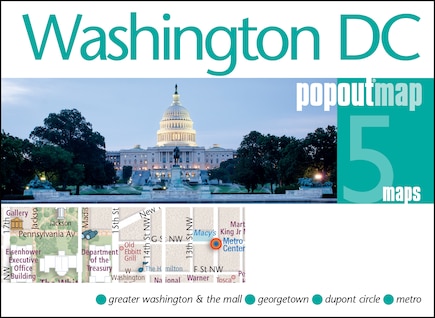 Washington Dc Popout Map