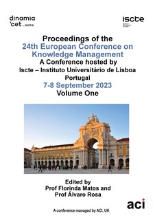 Couverture_ECKM vol 1-Proceedings of the 24th European Conference on Knowledge Management-VOL 1
