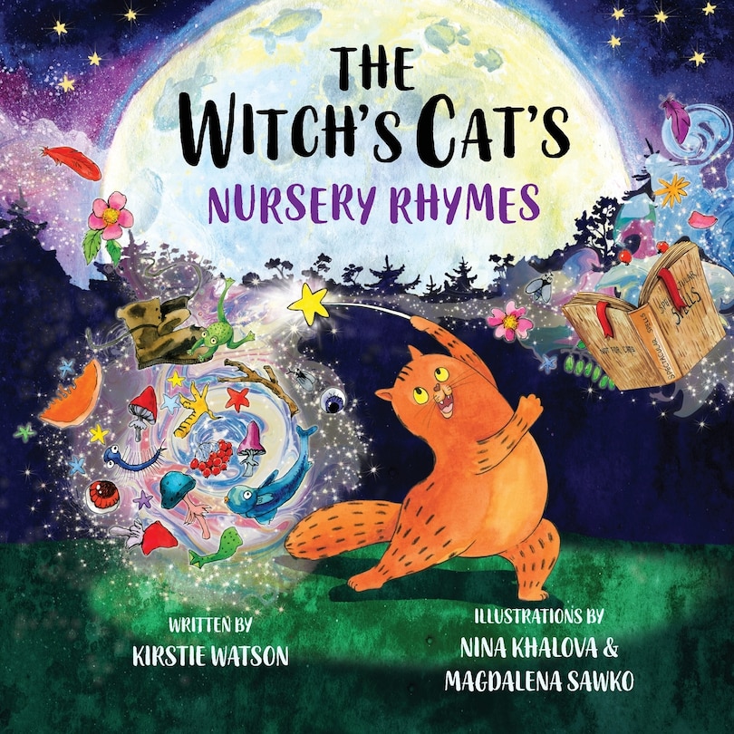 Front cover_The Witch's Cat's Nursery Rhymes