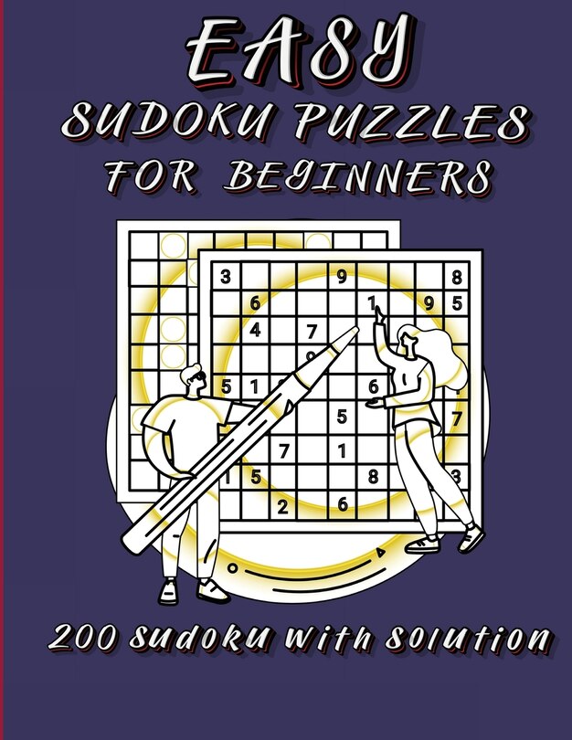 Front cover_Easy Sudoku Puzzles For Beginners