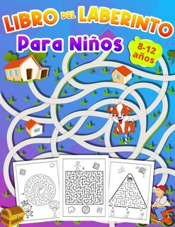 Front cover_Libro Del Laberinto Para Ninos 8-12 años