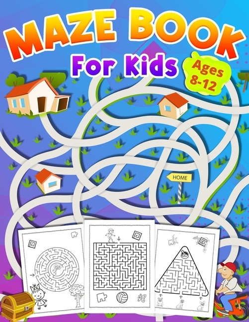 Couverture_Maze Book For Kids Ages 8-12