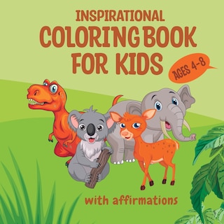 Front cover_Inspirational Coloring Book for Kids ages 4-8