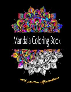 Front cover_Mandala Coloring Book with positive affirmations