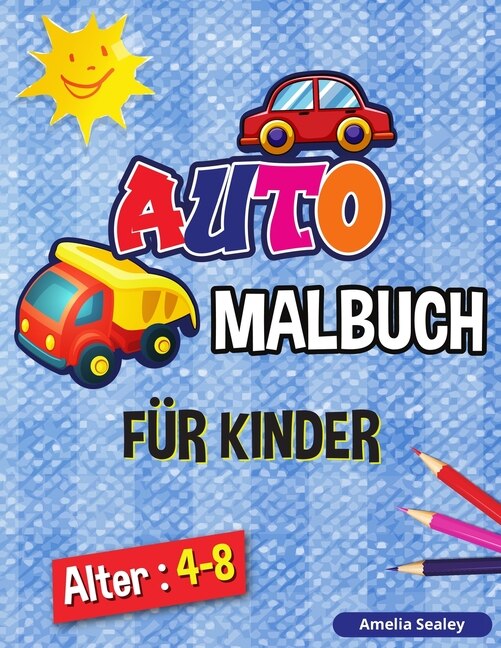 Couverture_Auto- Malbuch Für Kinder