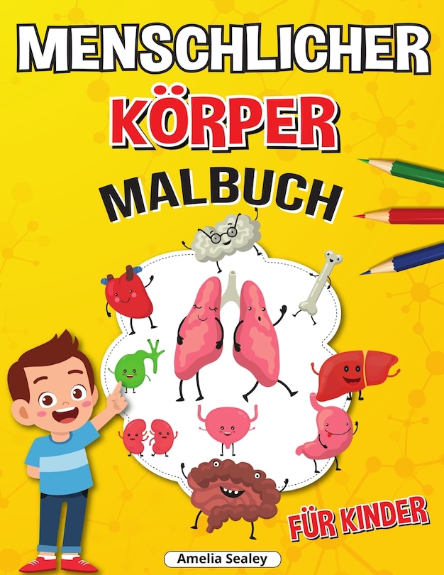 Front cover_Menschlicher Körper Malbuch für Kinder