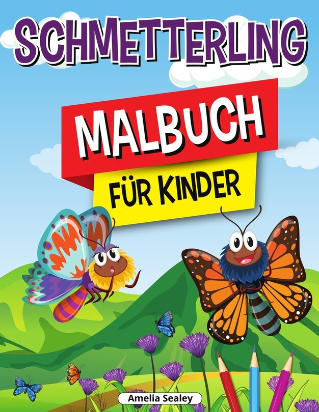 Front cover_Schmetterling-Malbuch für Kinder