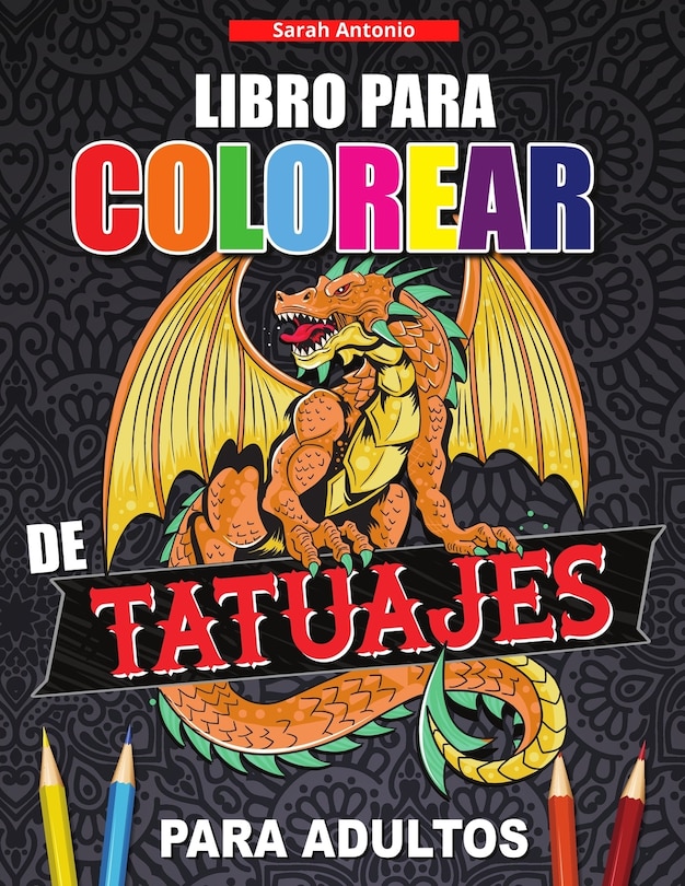 Couverture_Libro para Colorear de Tatuajes para Adultos