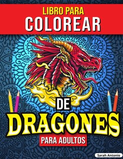 Front cover_Libro para Colorear de Dragones para Adultos