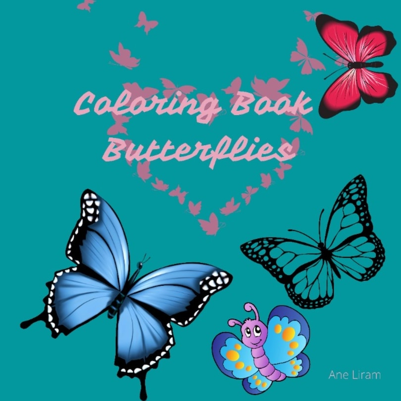 Front cover_Coloring Book Butterflies