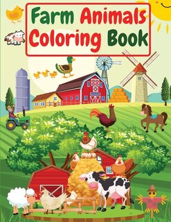 Front cover_Farm Animals Coloring Book
