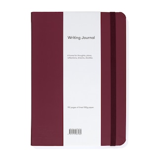 Front cover_The School of Life Writing Journal - Burgundy