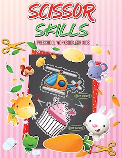 Front cover_Scissor Skills Preschool Workbook for Kids