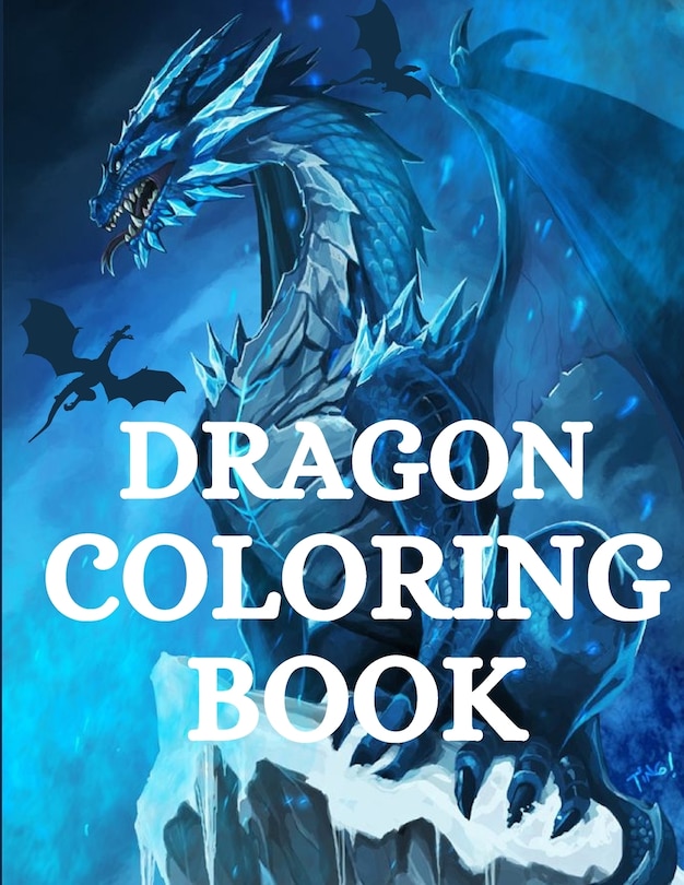 Couverture_Dragon Coloring Book