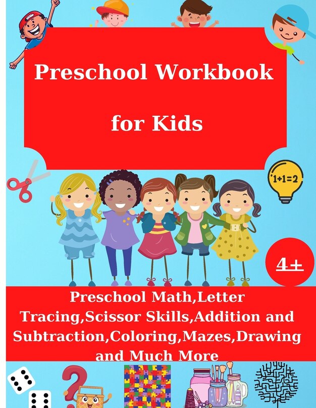 Front cover_Preschool Workbook For Kids