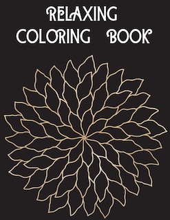 Front cover_Relaxing Coloring Book