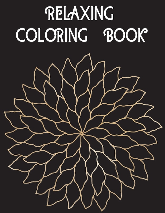 Front cover_Relaxing Coloring Book