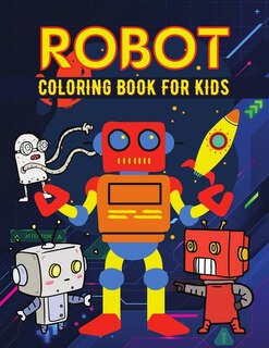 Front cover_Robot coloring book for kids