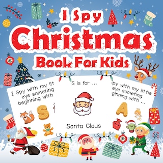 Front cover_I Spy Christmas Book For Kids