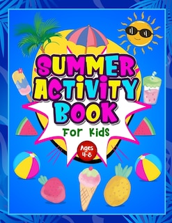 Front cover_Summer Activity Book for Kids ages 4-8